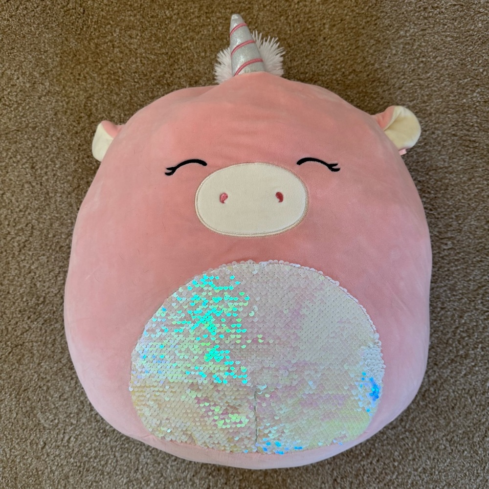 Squishmallow Londyn the Unicorn 16”. Rare. Discontinued